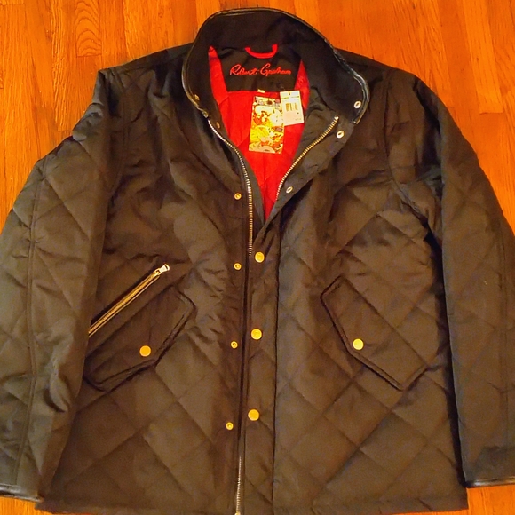 Robert Graham Black Quilted Jacket